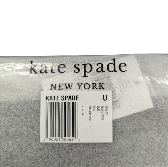 Kate Spade | Lucy L-Zip Wristlet | Black | Small - Picture 9 of 9